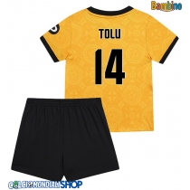 Maglie da calcio Wolves Tolu Arokodare #14 Prima Maglia Bambino 2025-26 Manica Corta + Pantaloni corti)